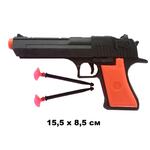Игрушечный пистолет в пакете | на присосках | 15,5 х 8,5 см