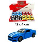 Металл. инерц. машина "FORD Mustang" | 12 x 4 cm | микс | 12шт уп | цена за шт