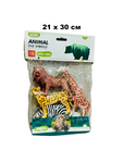 Набор животных в пакете "Animal Model" 30см | 4 в пакете