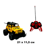 Джип на Р/У "Sports" 21 cm | желтый | свет/дым