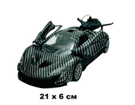 Гоночная машинка на Р/у "McLaren" 21 см | карбон | дым/свет/откр. двери
