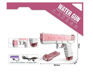 Водный пистолет электрич. "Glock" | розовый | 20,5см