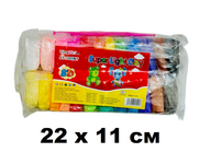 Воздушный пластилин "Super Light Clay" 24 цвета | 22 x 11 cm