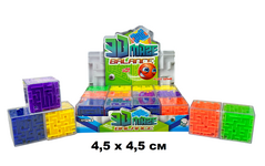 Головоломка-лабиринт "3D MAZE" | 4.5 x 4.5 cm | микс | 12шт в упаковке | цена за 1шт
