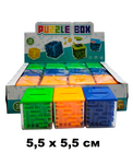 Головоломка-сейф лабиринт "Puzzle Box" | 12шт в упаковке | цена за 1шт | 5,5 х 5,5 см