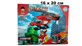 11050B-1 Конструктор "City Fire" | 16 x 20 | 96+ деталей
