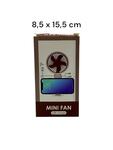 Мини вентилятор с подставкой под телефон "FAN" | 7,5 x 15,5 cm | микс | 1.5 - 2.5 W