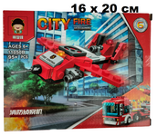 11050B-6 Конструктор "City Fire" | 16 x 20 | 95+ деталей