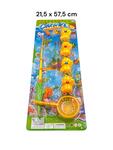 Набор рыбалки на листе "Fishing Games" | 21,5 x 57,5 cm | 6 предметов