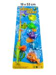 Набор рыбалки на листе "Fishing Game" | 19 x 53 cm | 6 предметов