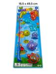 Набор рыбалки на листе "Fishing Game" | 18,5 x 49,5 cm | 9 предметов
