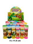Мыльные пузыри "Динозаврик 60ml" 11,5 см микс | 36шт упаковка | цена за 1шт