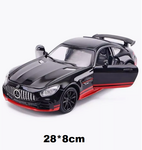Инерционная машина металл Mercedes-Benz GT свет/звук, черный 