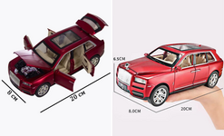 RR-RED Rolls-Royce Cullinan инерцион. свет/звук 20см, красный