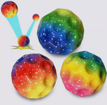 Мяч Moon Ball микс 7см (12шт упаковка)