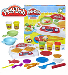 Детский игровой набор Play-Doh "Кухня" | 30 х 32,5 см | свет/звук | 19 предметов