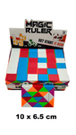 !Головоломка-змейка "Magic Ruler" | микс | 10 x 6,5 cm | 12шт в упаковке | цена за 1шт
