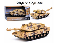 Инерционная военная машина 1:16 "Танк" | 28,5 x 17,5 cm | свет/звук