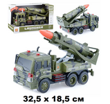 Инерционная военная машина 1:16 "Ракетная установка" | 32 x 18,5 cm | свет/звук