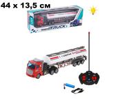 Детская игрушка на р/у "Бензовоз" | 44 x 13,5 см | свет/аккумулятор/usb шнур