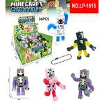 Антистресс "Pop Tubes: Брелок Minecraft" | 13 cm | микс | 36шт уп | цена за шт