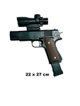 Пистолет Deagle в пакете на орбизах 22см