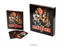 Настольная игра "Мафия" | 12,5 х 15см | 14 карточек + инструкция