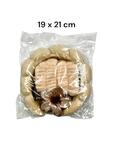 Ободок махровый + напульсники + краб | 19 х 21 см | микс | 12шт уп | цена за шт