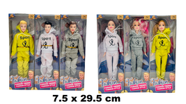 Кукла в спортивном костюме | микс | 7,5 х 29,5 см
