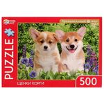Настольные пазлы "Щенки Корги" 32 см | 500 элементов